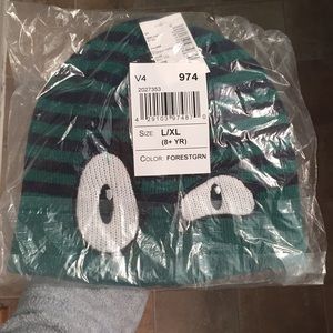 Knit cap with fun eyes, L/XL, sealed